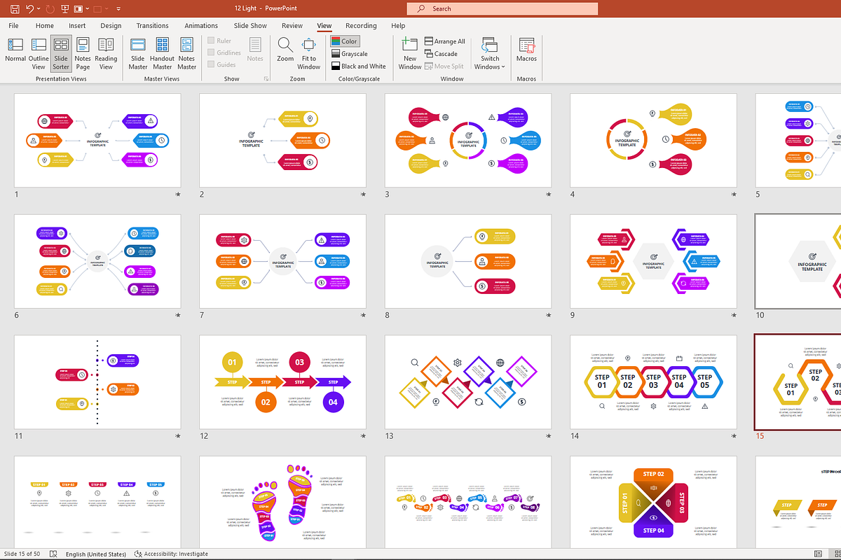 Motion Strategy PowerPoint Template, a Presentation Template by Infographics project (Photo 4 of 11)