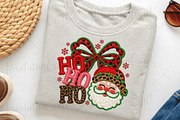 Christmas Crochet Santa Ho Ho Ho Png, an Illustration by OK Design (Thumbnail 3 of 6)