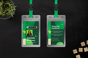 Chartgee Green - ID Card Back, a Card Template by Annora Studio (Thumbnail 2 of 3)