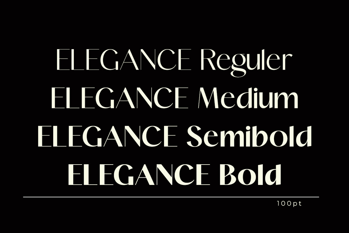 ELEGANCE | Sans Family, a Sans Serif Font by InkwellTypeCo (Photo 3 of 14)