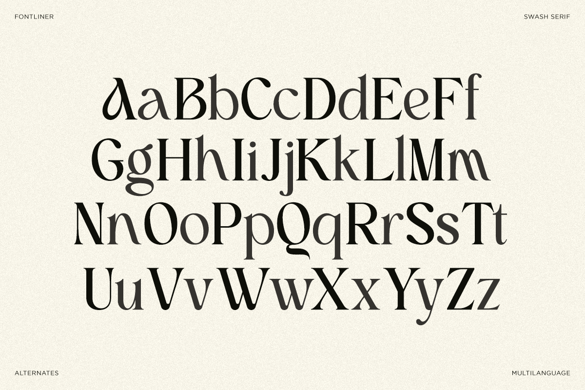 Blach Narative - Beauty Serif Font, a Serif Font by Font Liner (Photo 6 of 10)