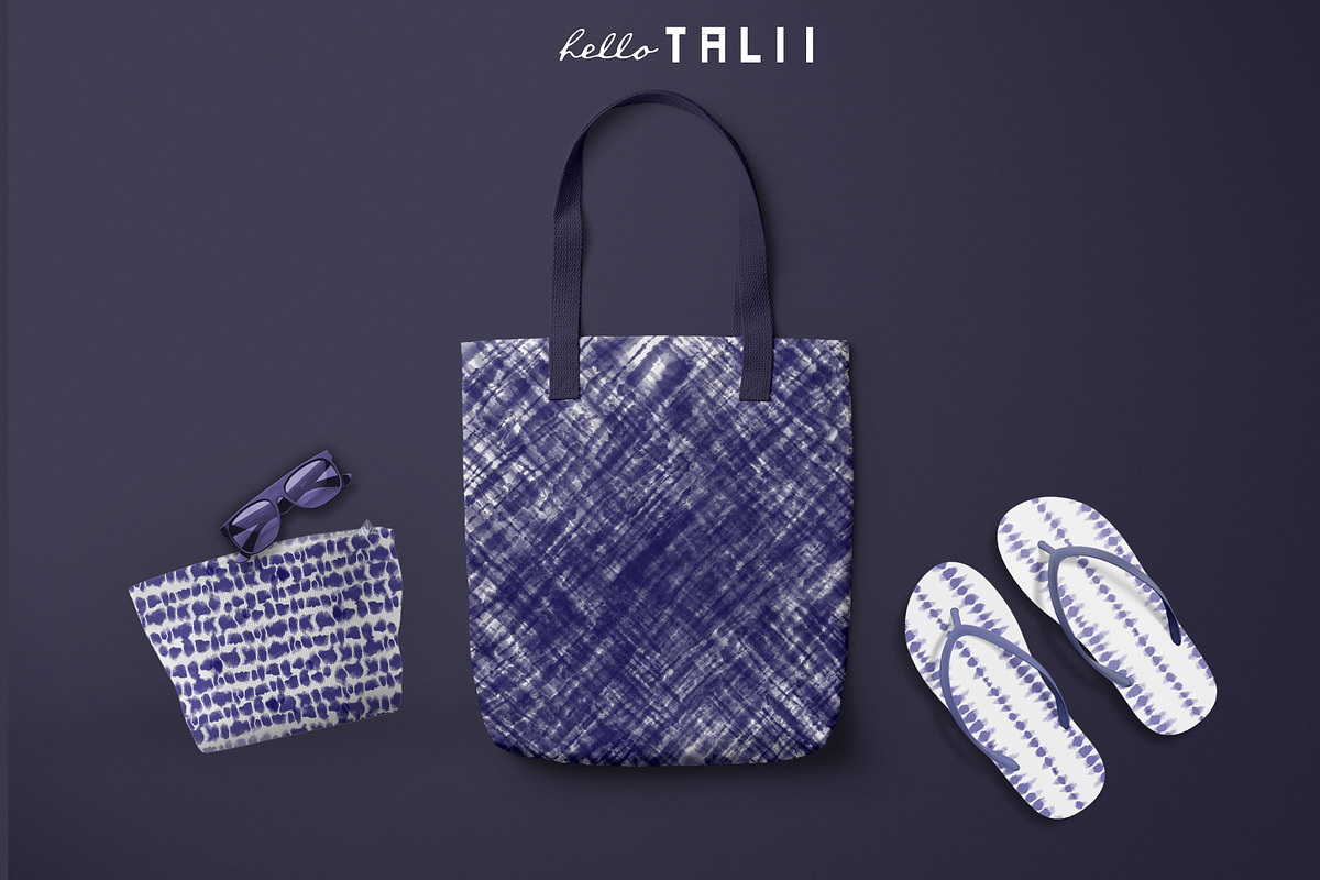 Shibori Digital Paper, a Texture Graphic by Hello Talii (Photo 4 of 7)