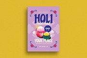 Holi Festival Flyer, a Flyer Template by Guuver (Thumbnail 1 of 3)