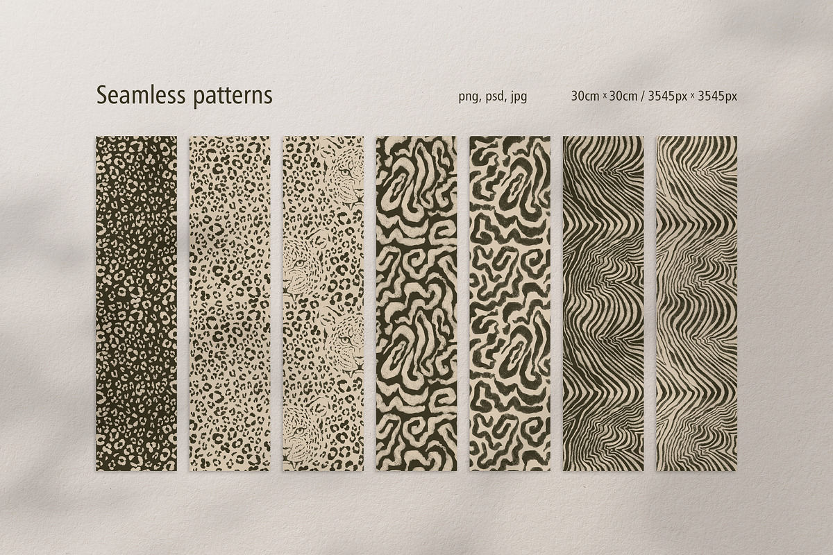 LINE / Seamless patterns, a Pattern Graphic by PatrushevaYana (Photo 7 of 12)