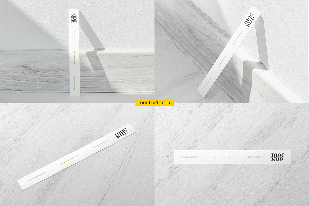 Disposable Perfume Test Strip Mockup, an Advertising Mockup by Country4k (Photo 4 of 4)