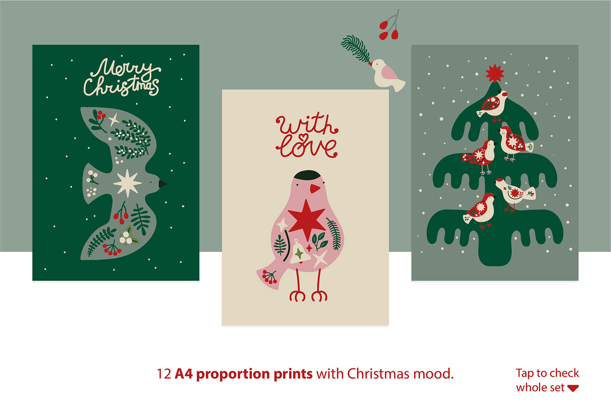 Christmas vector. Patterns, graphic, an Object Graphic by anna khramtsova (Photo 16 of 20)