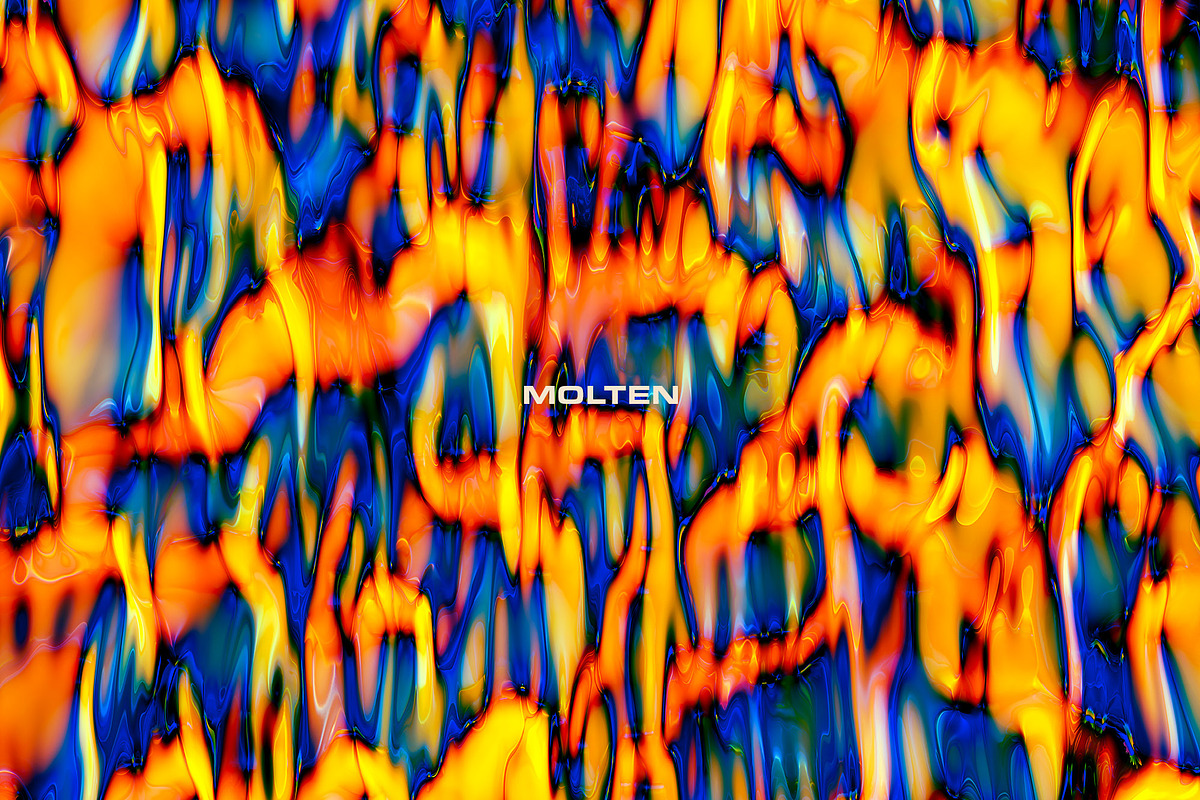 Molten: Fluid Metallic Textures, a Texture Graphic by Chroma Supply (Photo 3 of 12)