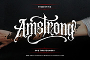Amstrong Typeface, a Blackletter Font by Rvq Type Foundry (Thumbnail 1 of 5)