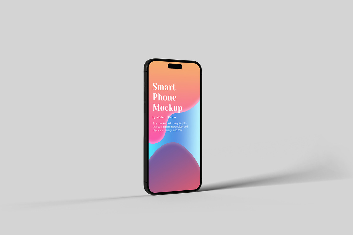 iPhone 14 Pro Mockup Set, an iPhone Mockup by Modern Studio (Photo 5 of 13)