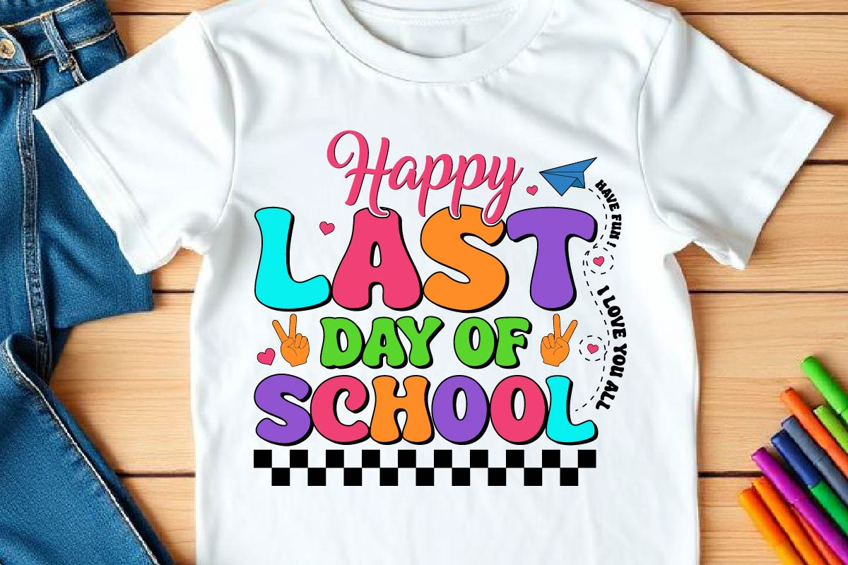 Happy Last Day of School Svg PNG, an Object Graphic by Digi_Design_World (Photo 2 of 7)