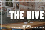 HEAVY GOSPEL - A Bold Modern Title, a Sans Serif Font by Thematthewhyatt (Thumbnail 4 of 4)