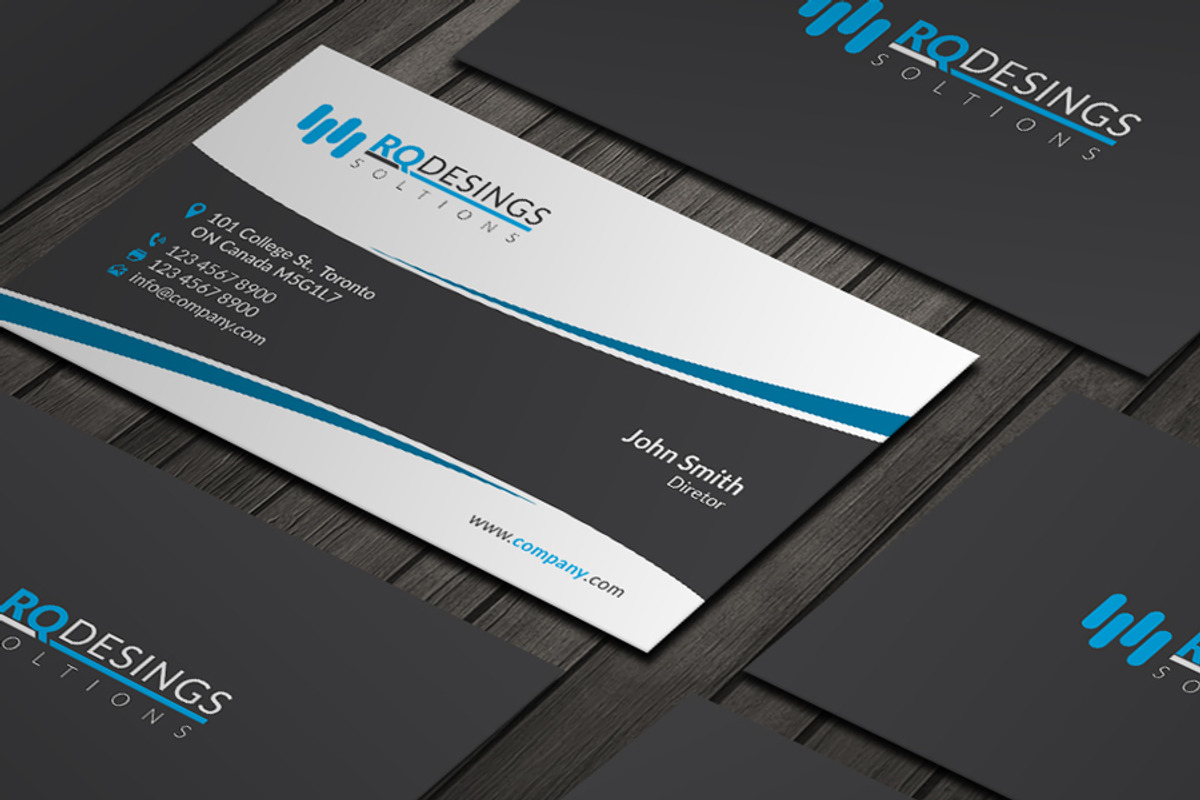 Corporate Business Card 20, a Business Card Template by RQ Designs (Photo 2 of 4)