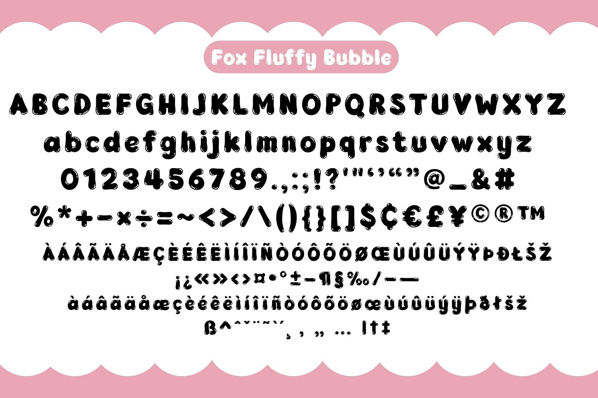 Fox Fluffy 5 Fonts Style, a Handwritten Font by Fox7 By Rattana (Photo 7 of 11)