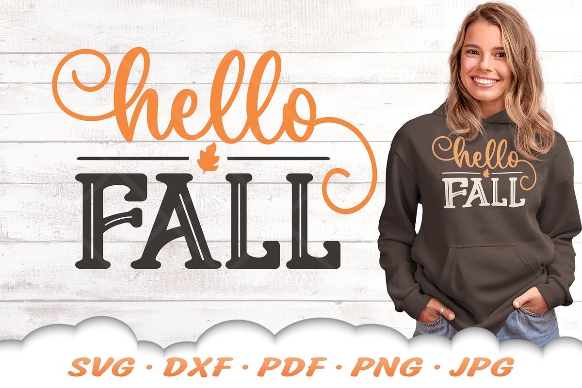 Hello Fall SVG, a Graphic by Cloud9DesignSVG (Photo 2 of 5)