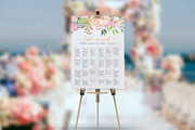 Seating Chart Template Canva, an Invitation Template by ShineOnWedding (Thumbnail 6 of 8)
