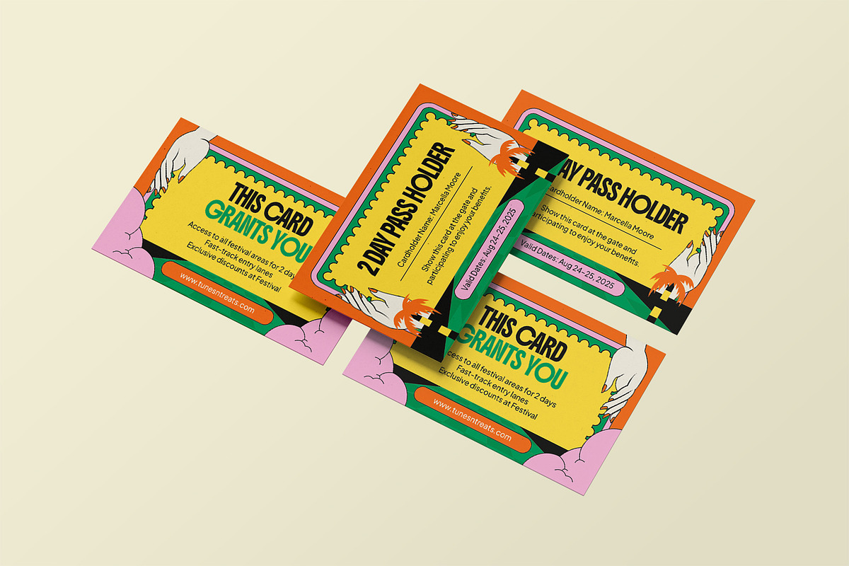 Tunes & Treats - Membership Card, a Print Template by StreaksideStd (Photo 3 of 3)