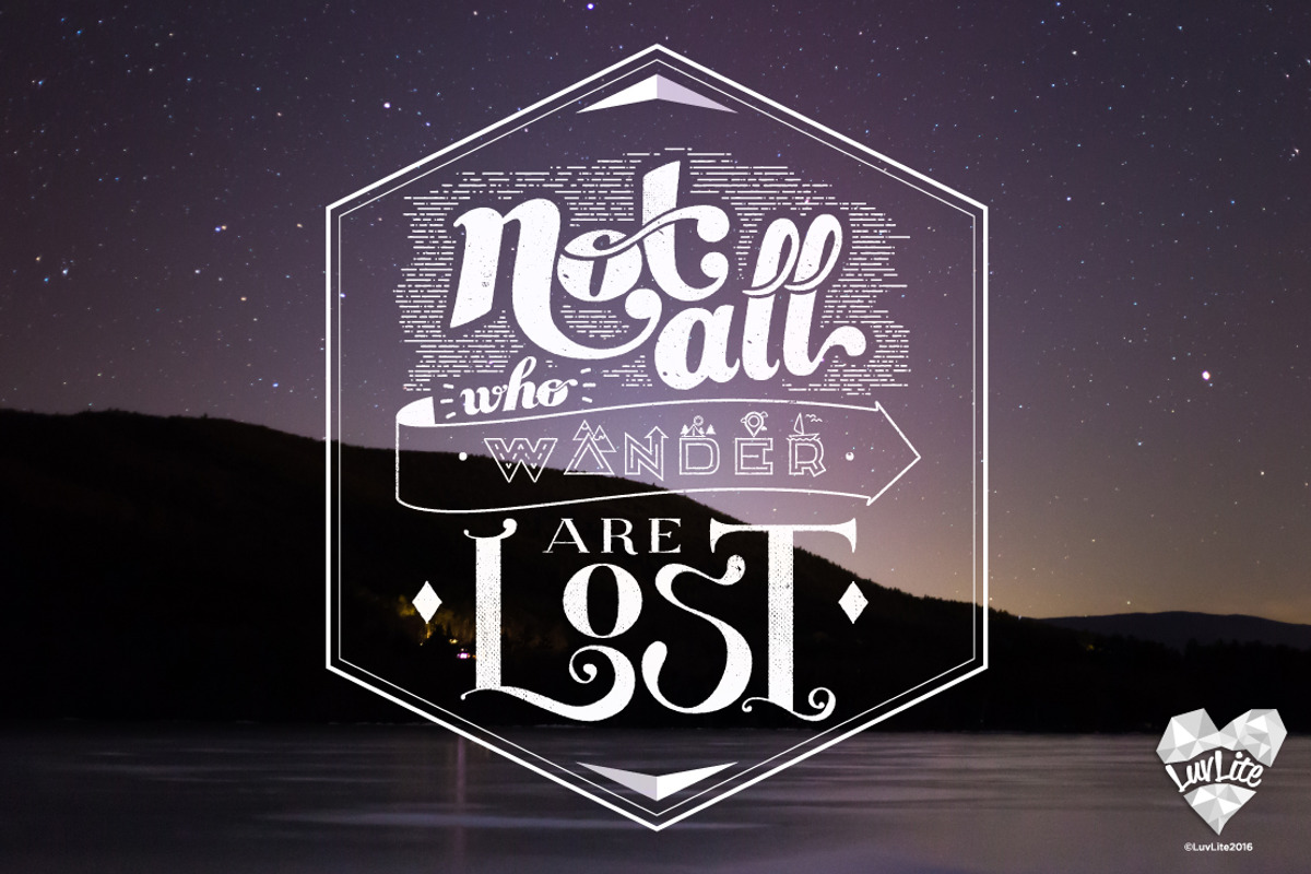 Not All Who Wander are Lost, a Decorative Illustration by Nat (Photo 3 of 3)