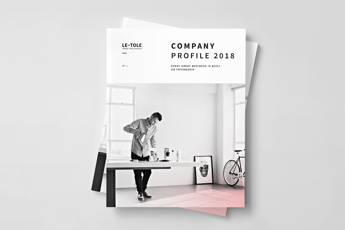 Fashion Company Profile, a Brochure Template by BOXKAYU (Photo 1 of 9)