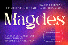 Magdes Modern Display Serif Font