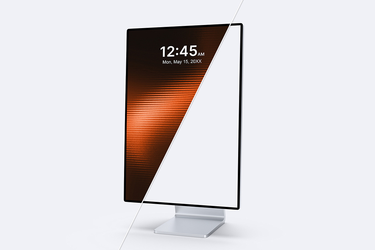 Lightbox Screen Mockup Template