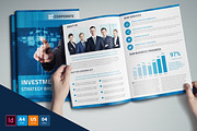 Bi-Fold Corporate Brochure, a Brochure Template by Design_Fx (Thumbnail 1 of 6)
