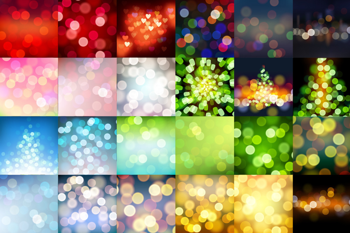 24 Vector defocused backgrounds preview 2