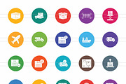 50 Logistics Flat Round Icons, an Icon by IconBunny (Thumbnail 2 of 2)