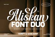 Aliskan Font Duo, a Script Font by Madjack.font (Thumbnail 1 of 11)