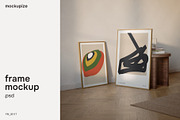 5x7 Two Frame Poster Mockup, a Household Mockup by mockupize (Thumbnail 1 of 7)