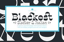 Blackest - 8 fonts