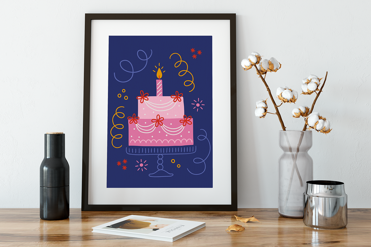Birthday Party Kit, a Decorative Illustration by miumiu (Photo 10 of 15)