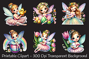 Easter ballerina fairy sublimation, an Illustration by RobertsArt (Thumbnail 6 of 7)
