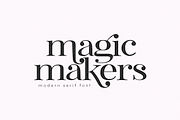 Magic Makers | Modern Serif Font, a Serif Font by KA Designs (Thumbnail 1 of 11)