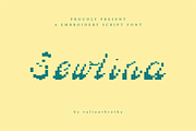 Sewlina | A Embroidery Script Font, a Handwritten Font by Berdansabersama (Thumbnail 1 of 9)
