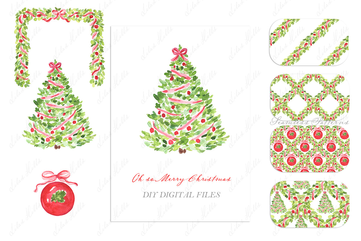 Oh So Merry Christmas Red White Bow, a Graphic by LABFcreations (Photo 2 of 7)
