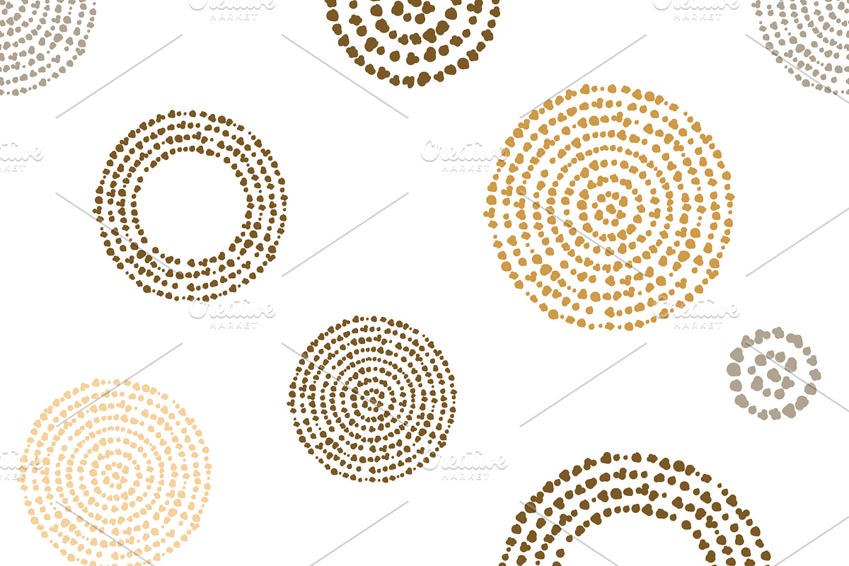 Circle pattern, a Decorative Illustration by VectorAN