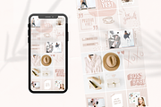 Instagram Bundle - Canva Templates, a Social Media Template by Tegefeldt Design (Thumbnail 7 of 12)