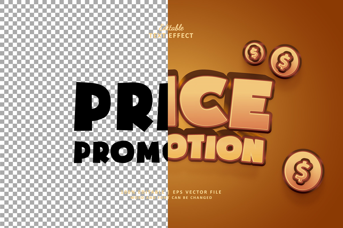 Text Effect Price Promotion, a Layer Style Add-On by Navy Graphic (Photo 2 of 2)