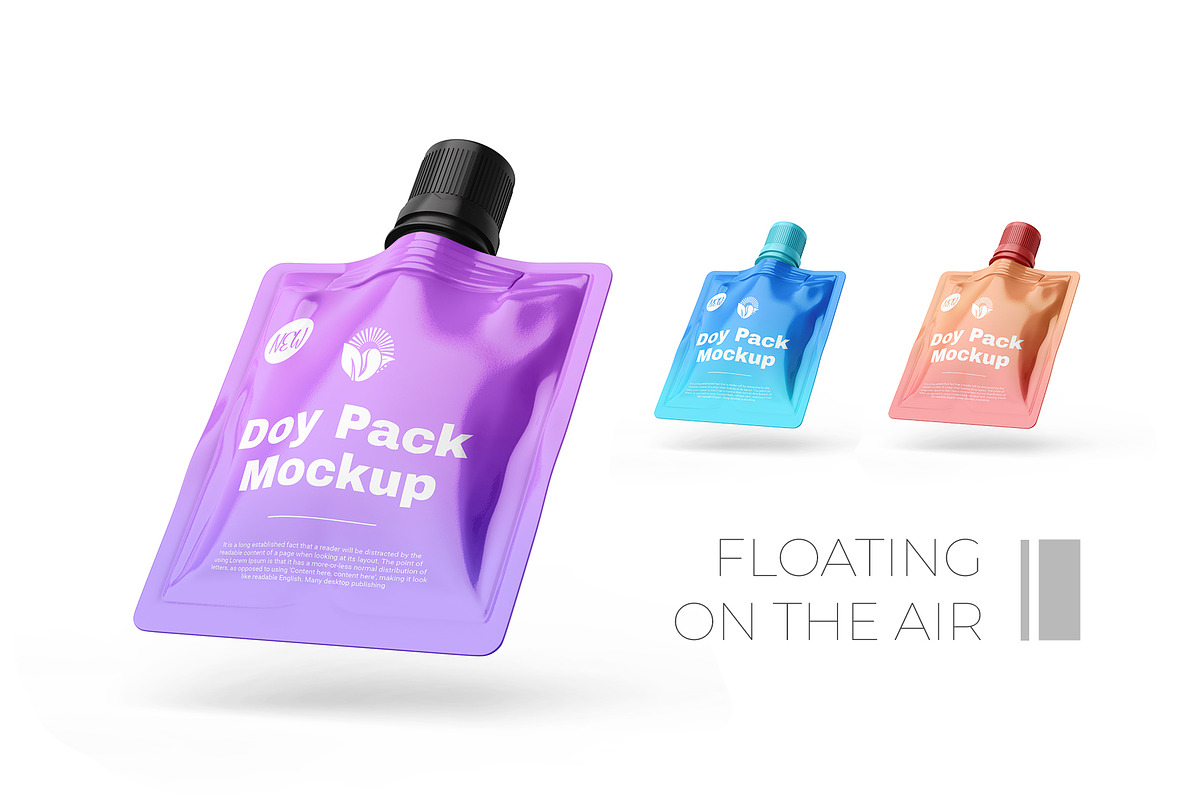 Doy Pack PSD Pouch Packaging Mockup, a Packaging Mockup by Ram Studio LLC (Photo 5 of 11)