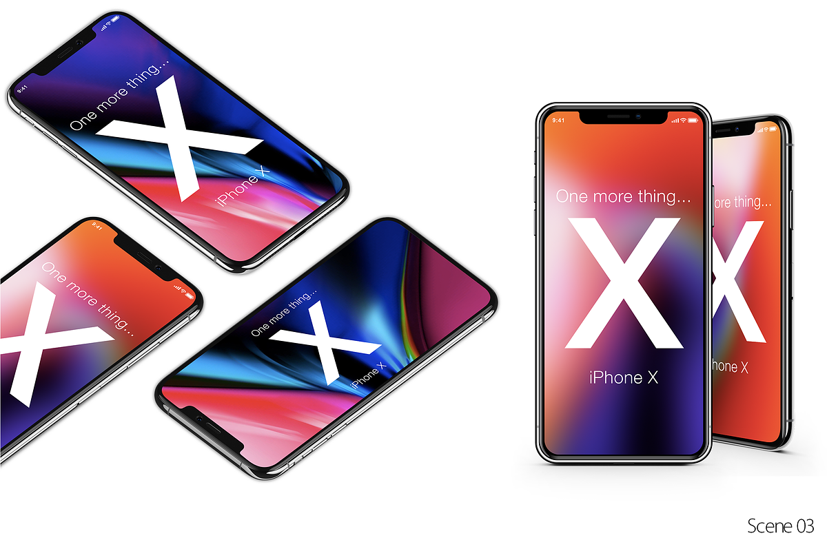 iPhone Xs Mock-ups Pack, an iPhone Mockup by Interbrand (Photo 5 of 9)
