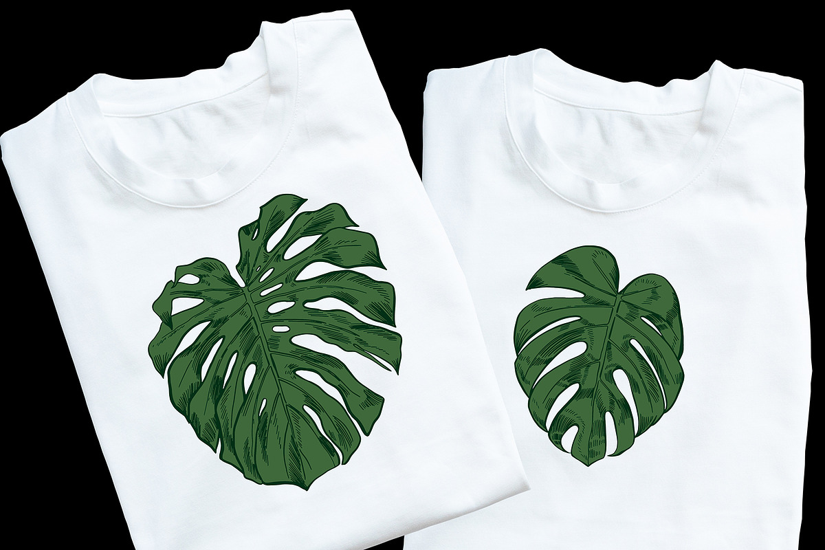 MONSTERA LEAVES, a Decorative Illustration by Tanya Akhmett (Photo 2 of 8)