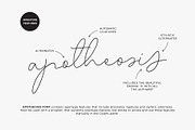 Script Font Apotheosis, a Script Font by pixelcolours (Thumbnail 7 of 15)