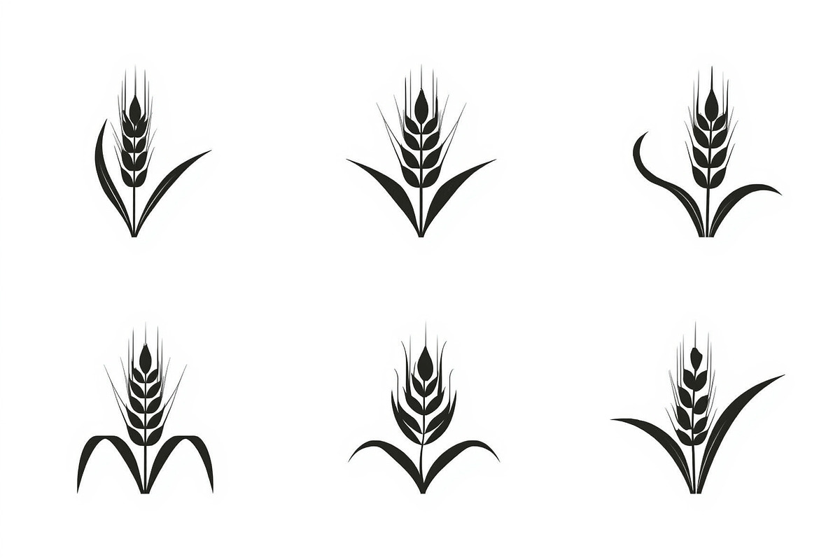 Agriculture Grain Silhouette Pack, an Illustration by Creativeshirt (Photo 6 of 9)