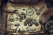Camping Badges Bundle, an Illustration by Natali_ (Thumbnail 3 of 4)