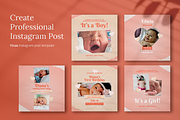 Yinas - Baby Milestones Instagram Po, a Social Media Template by Lettha-Studio (Thumbnail 4 of 4)