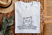 Funny Cat PNG, Black Cat Humor Tee,, an Illustration by SharpMarketplace (Thumbnail 5 of 9)