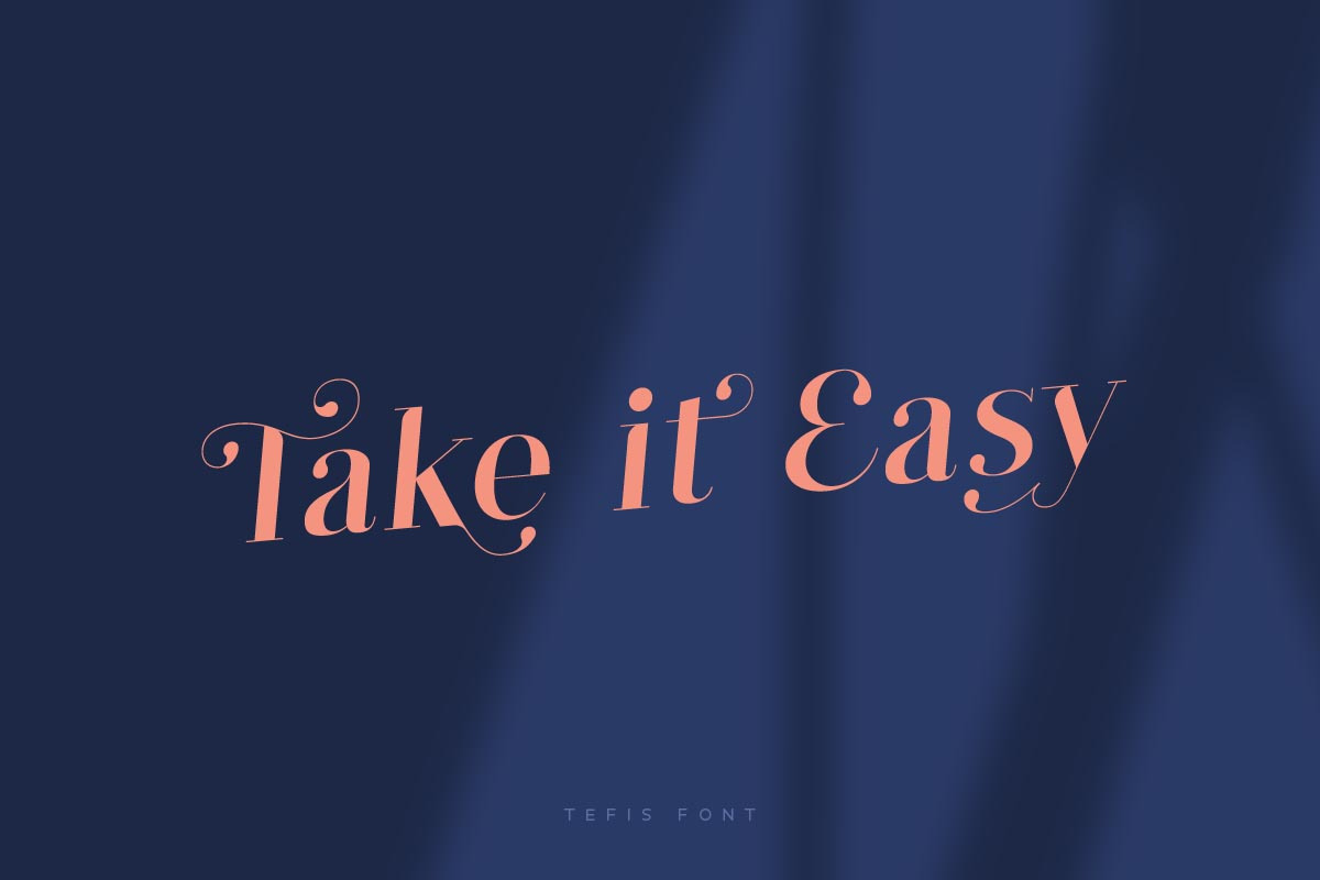 Tefis Font • 30% off, a Serif Font by vuuuds (Photo 9 of 13)