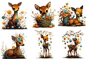 Easter baby deer Clipart, an Illustration by Designworld (Thumbnail 2 of 5)