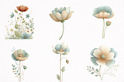 Whimsical Spring Poppy Flowers, an Illustration by DreamArtGraphic (Thumbnail 2 of 8)