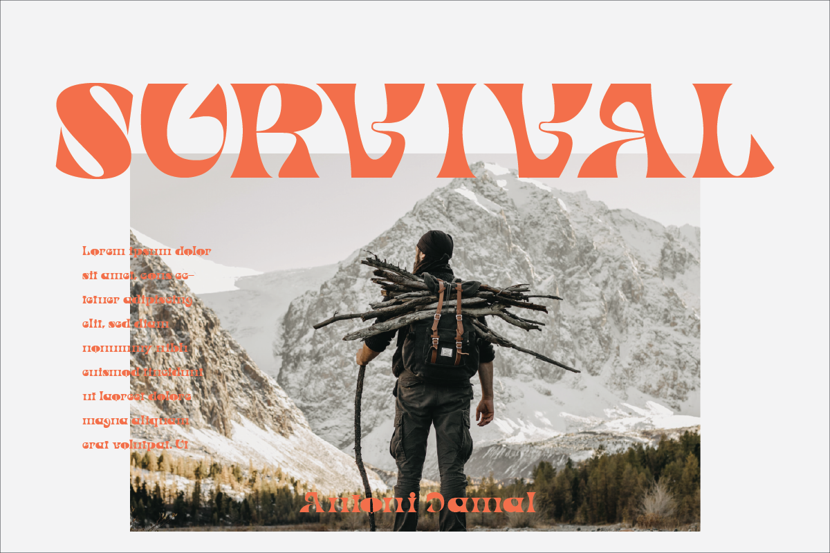Bournue, a Serif Font by Muksal Creative (Photo 7 of 8)